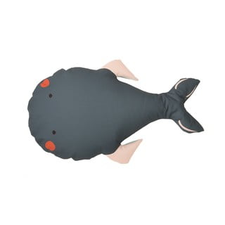 Šedý dětský sedací vak Whale – The Wild Hug