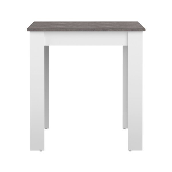 Bílý jídelní stůl s deskou v dekoru betonu 110x70 cm Nice - TemaHome-image-2