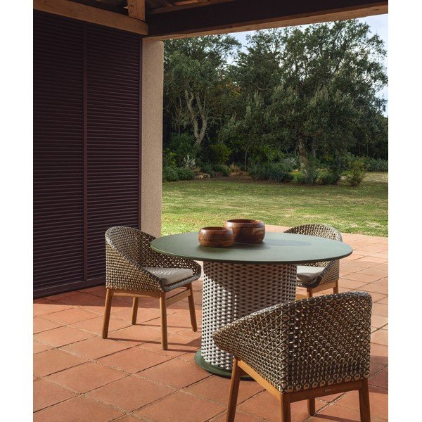 Zelená ratanová zahradní židle Olbia – Kave Home-image-3