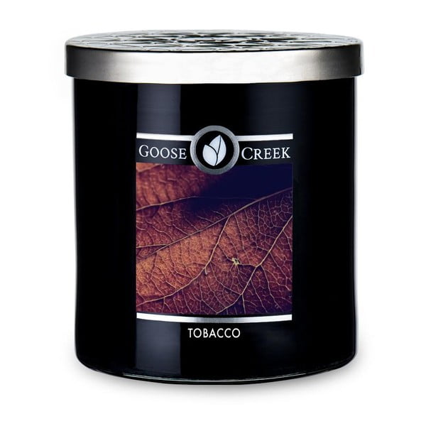 Vonná svíčka ve skleněné dóze Goose Creek Men's Collection Tobacco, 50 hodin hoření