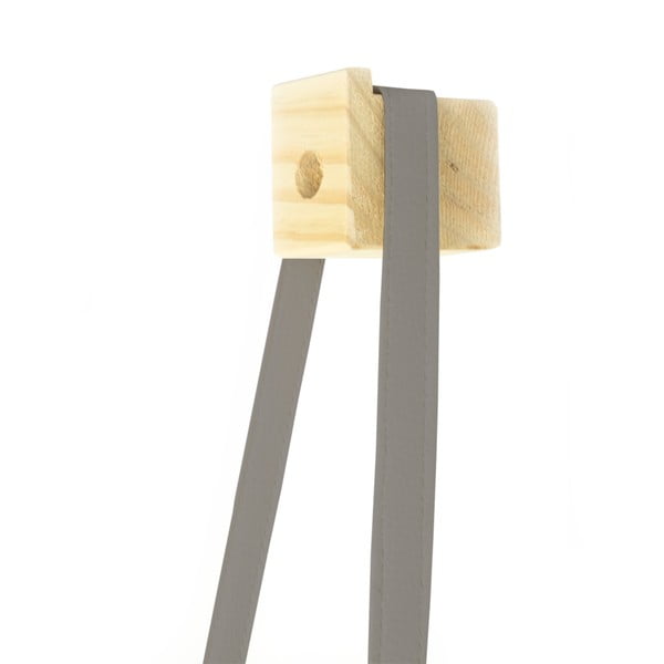 Šedý květináč z jedlového dřeva Surdic Colgante, 17 x 62 cm-image-2