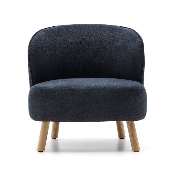 Žinylkové křeslo šedomodré Ulit – Kave Home-image-2