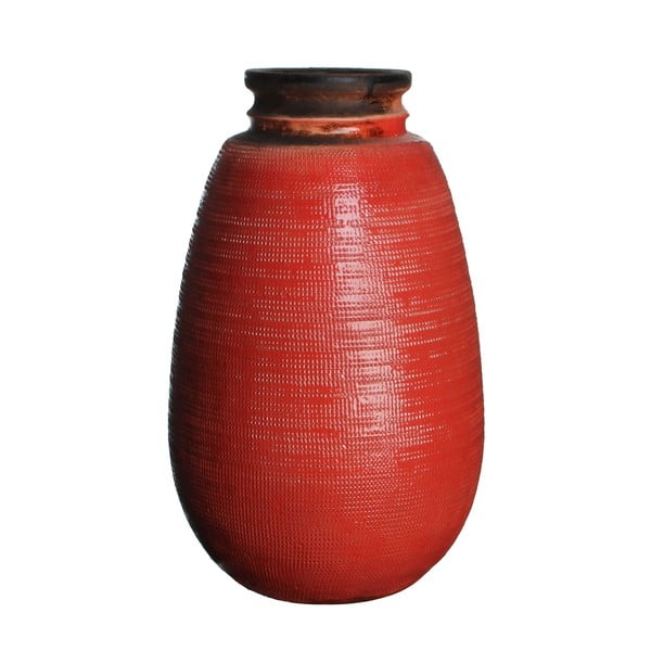 Keramická váza Latina Orange, 40 cm