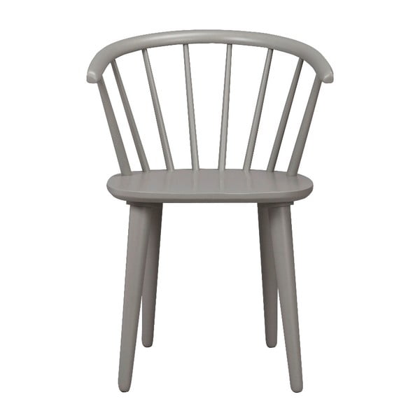 Světle šedá jídelní židle ze dřeva kaučukovníku Rowico Carmen-image-2