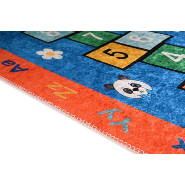 Oranžový pratelný dětský hrací koberec 120x180 cm Hopscotch Orange – Vitaus-image-2