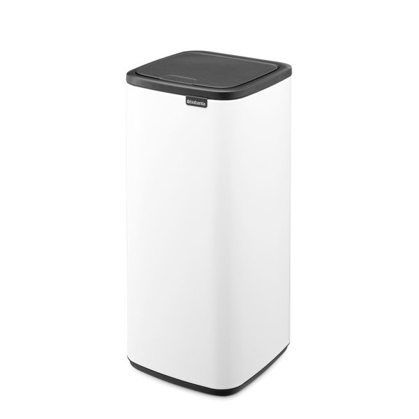 Bílý dotykový ocelový odpadkový koš 30 l Bo Touch – Brabantia