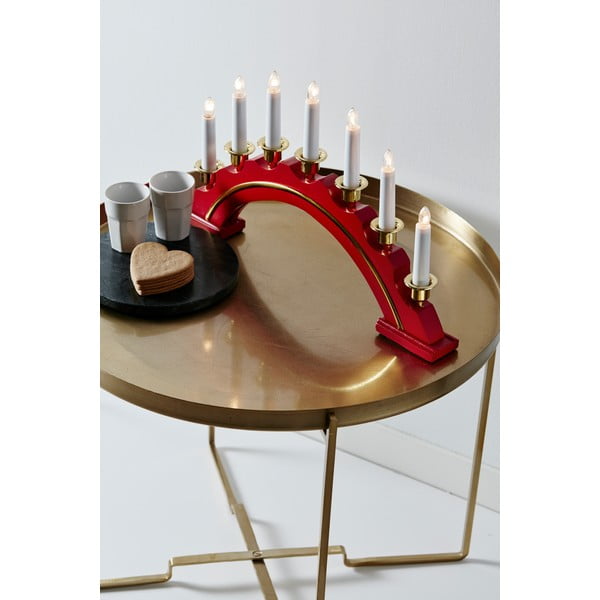 světelná dekorace s vánočním motivem v červeno-zlaté barvě Celine – Markslöjd-image-1