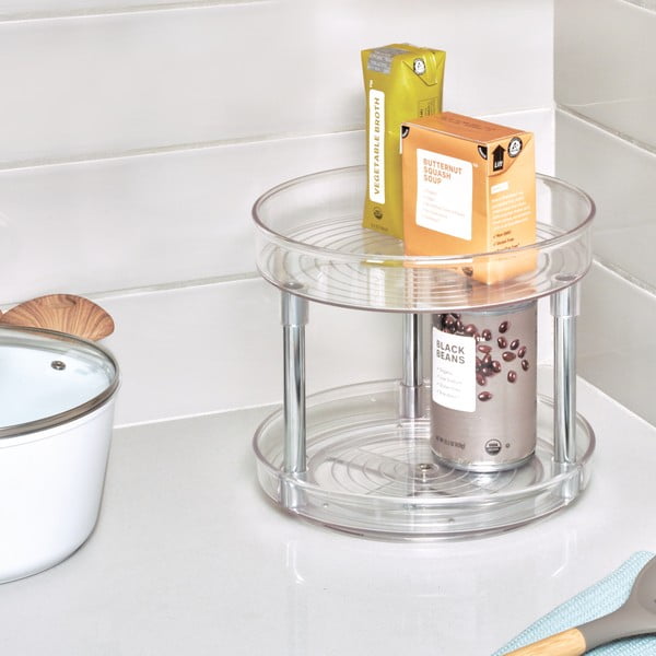 Otočný stojan na dochucovadla iDesign Linus, ⌀ 22,9 cm-image-4