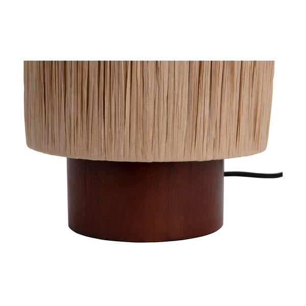 Stolní lampa v přírodní barvě se stínidlem z papírového výpletu (výška 28,5 cm)  Sheer  – Leitmotiv-image-2