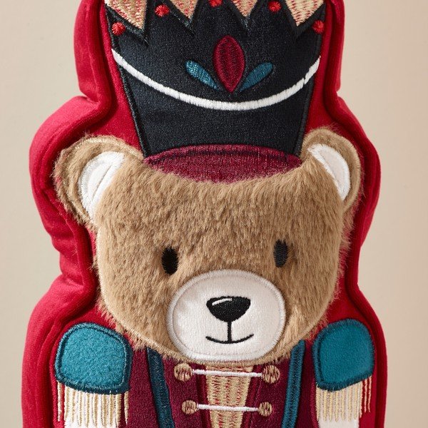 Dekorační polštář s vánočním motivem 20x30 cm Christmas Nutcracker Bear – Catherine Lansfield-image-2