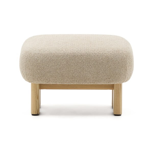 Béžová žinylková podnožka Nema – Kave Home