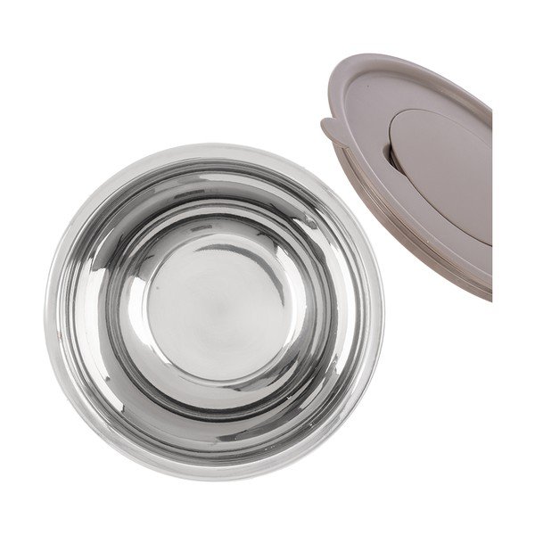Nerezová mísa ve stříbrné barvě ø 22 cm Beige – Orion-image-4