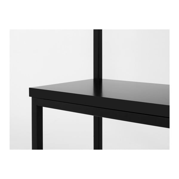 Černý věšák s černou lavicí CustomForm Next, šířka 120 cm-image-2