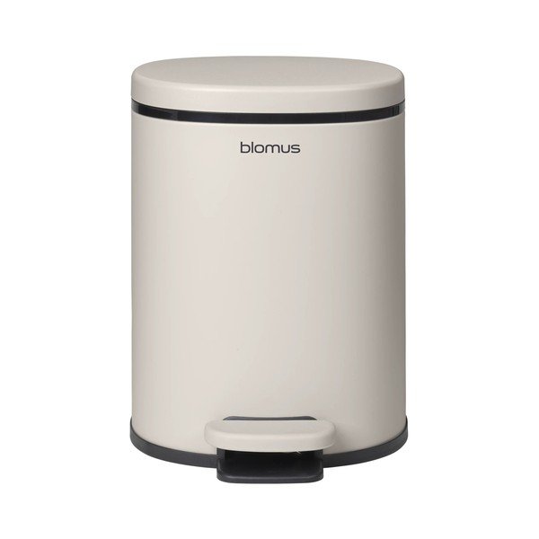 Krémový nášlapný ocelový odpadkový koš 5 l Para – Blomus
