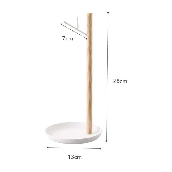 Stojánek na banány s detailem z bukového dřeva YAMAZAKI Tosca-image-3