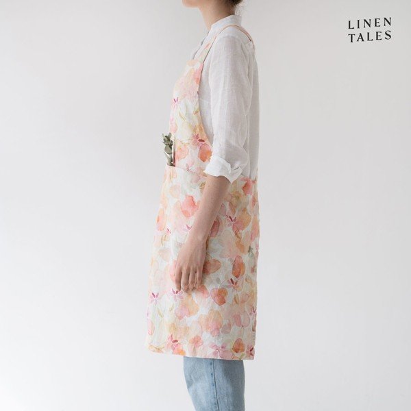 Lněná zástěra Crossback – Linen Tales-image-1