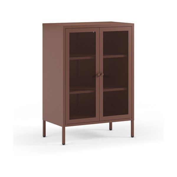 Vínová kovová skříňka 70x100x40 cm Fayna – Marckeric-image-1