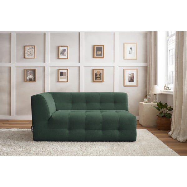 Tmavě zelený modul pohovky (levý roh) Kleber - Bobochic Paris-image-1