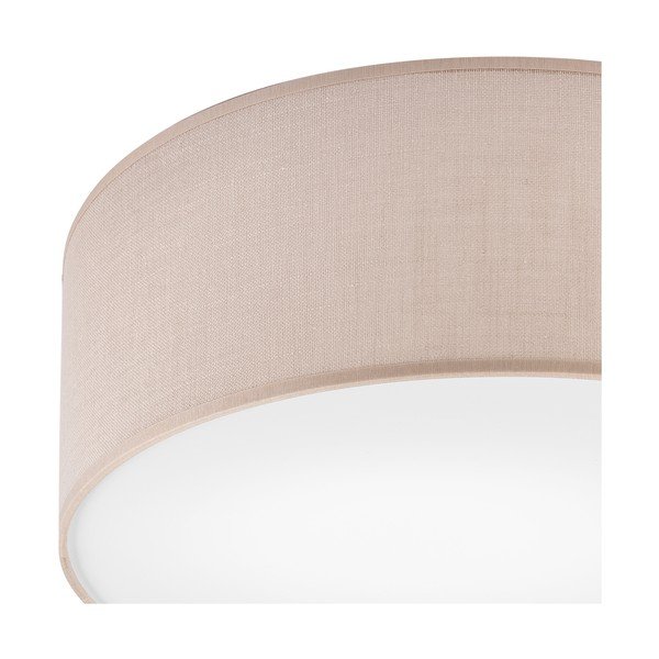 Béžové stropní svítidlo s textilním stínidlem ø 35 cm Vivian – LAMKUR-image-3