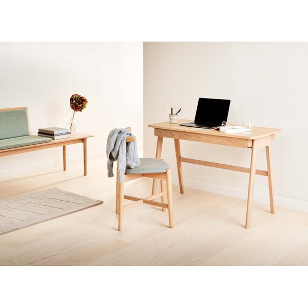 Pracovní stůl s deskou z dubového dřeva 110x55.5 cm Home - Hammel Furniture-image-3