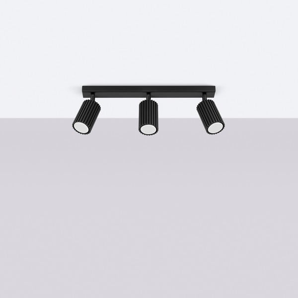 Černé bodové svítidlo 6,5x45 cm Gleam – Sollux-image-4