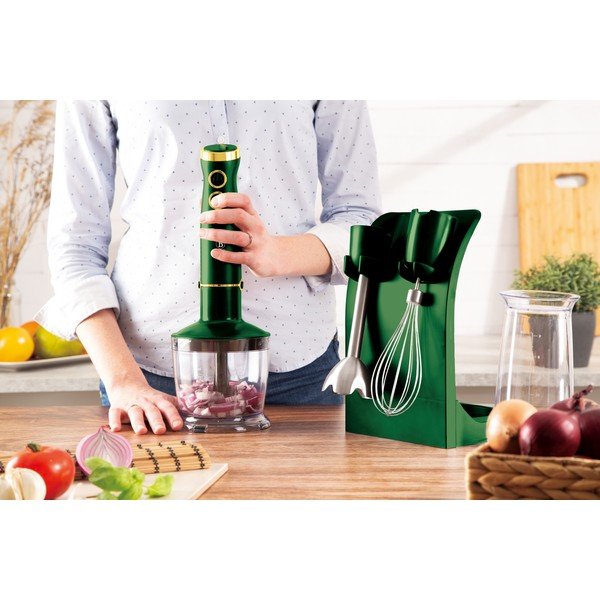 Zelený tyčový mixér Emerald Collection - BerlingerHaus-image-2