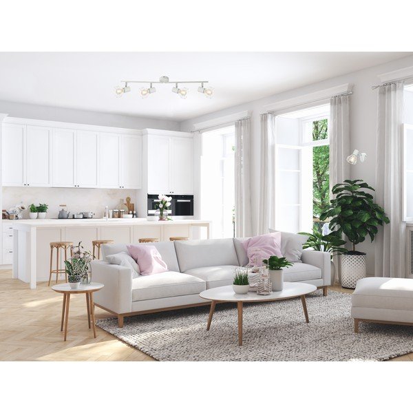 Bílé bodové svítidlo 8x60 cm Ran – Fischer & Honsel-image-3