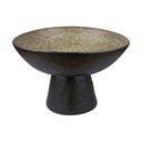 Černá/béžová mísa z kameniny ø 31,5 cm By Hand  – Mette Ditmer Denmark