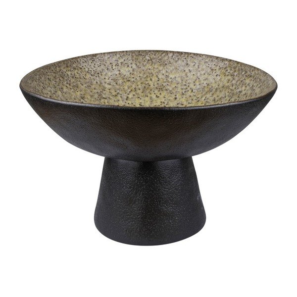 Černá/béžová mísa z kameniny ø 31,5 cm By Hand  – Mette Ditmer Denmark