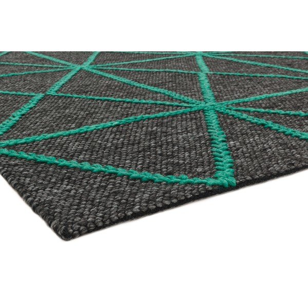 Černo-zelený koberec Asiatic Carpets Prism, 200 x 290 cm-image-3
