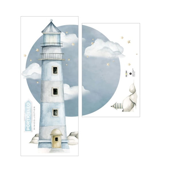 Nástěnná samolepka majáku Dekornik, 77 x 100 cm-image-1