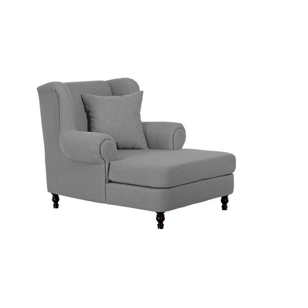 Šedé křeslo ušák Max Winzer Mareille Gray-image-3
