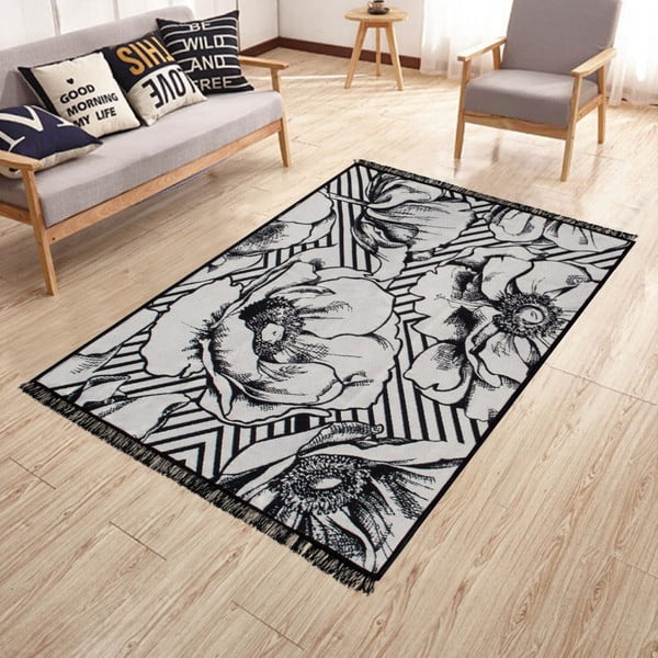 Oboustranný pratelný koberec Kate Louise Doube Sided Rug Blackrose, 120 x 180 cm