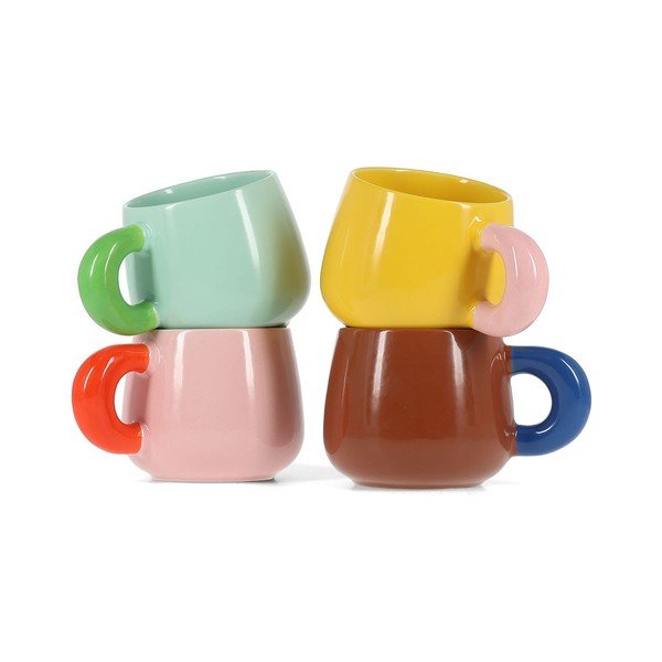 Tmavě hnědý hrnek z kostního porcelánu 470 ml Coco – ONA-image-2