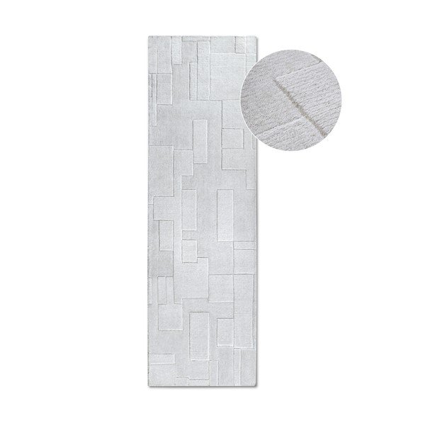 Krémový ručně tkaný vlněný běhoun 80x250 cm Wilhelmine – Villeroy&Boch