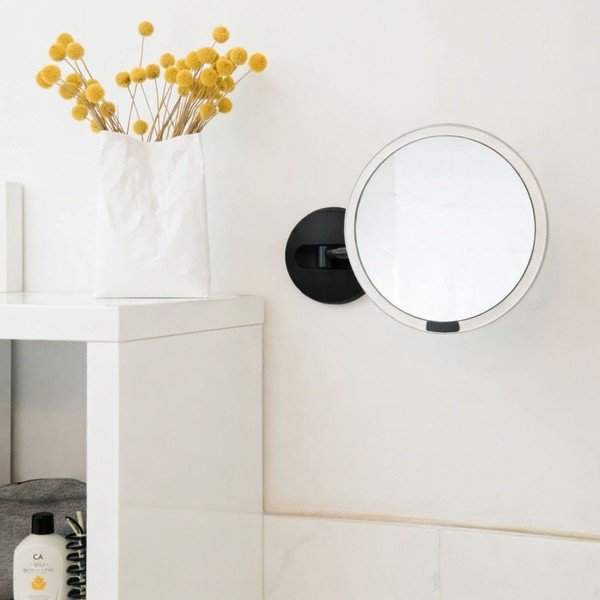 Nástěnné/kosmetické zrcadlo s osvětlením/zvětšovací (zvětšení 5x) 8x23 cm Sensor – simplehuman-image-1