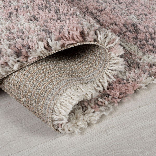 Šedo-růžový koberec Flair Rugs Reza, 80 x 150 cm-image-1