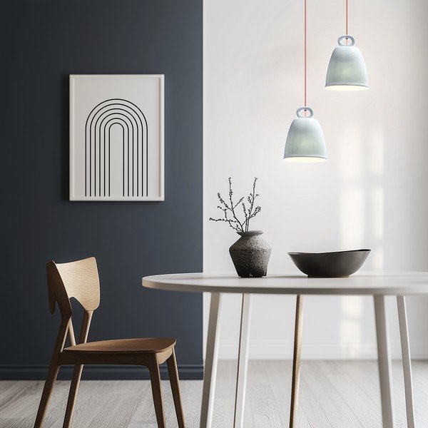 Modrý dětský lustr s keramickým stínidlem Sewilla – Candellux Lighting-image-1