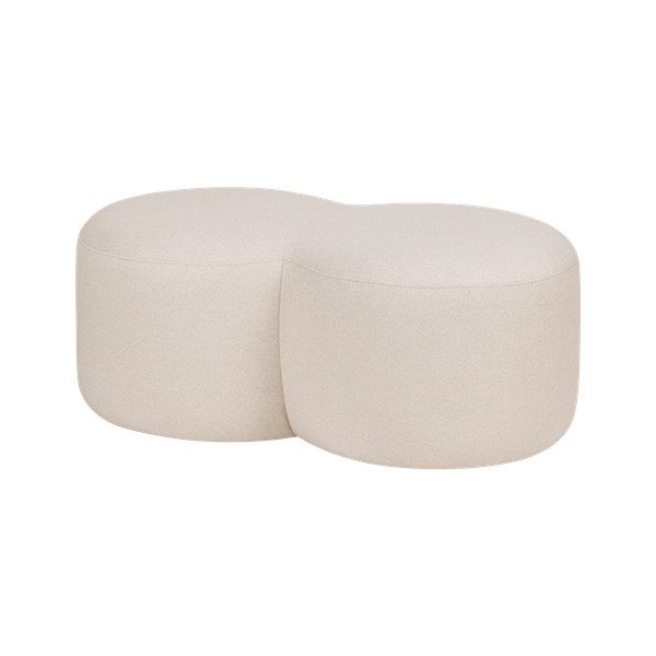 Béžový taburet Umbo – noo.ma