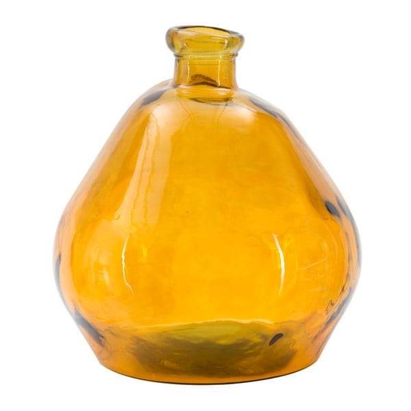 Ornžová váza z recyklovaného skla Mauro Ferretti Bot, výška 50 cm