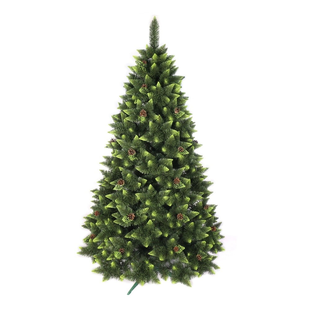 Umělý vánoční stromeček zdobená borovice, výška 220 cm