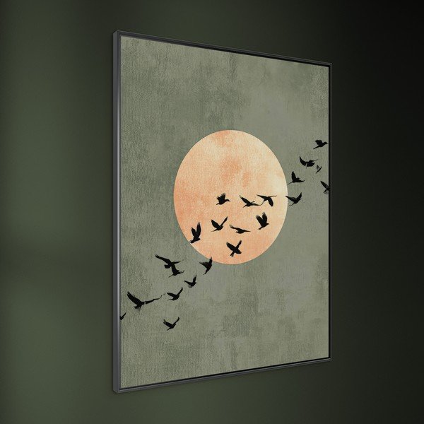 Tištěný obraz s rámem 60x80 cm Midnight Flight – Styler-image-2