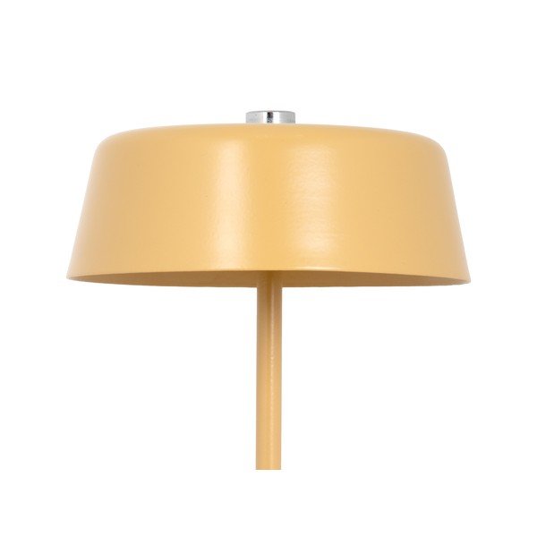 Okrově žlutá kovová LED stolní lampa (výška 22,5 cm) Elemental LED – Leitmotiv-image-4