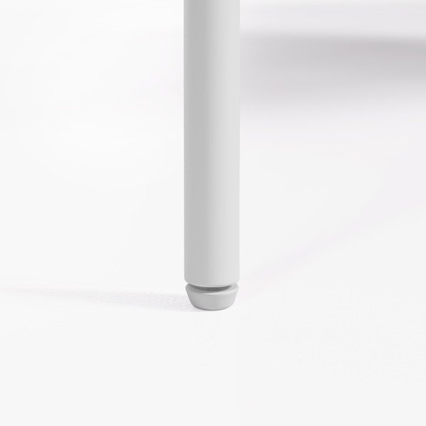 Bílá TV komoda s dvířky z jasanového dřeva Kave Home Marielle, šířka 187 cm-image-1