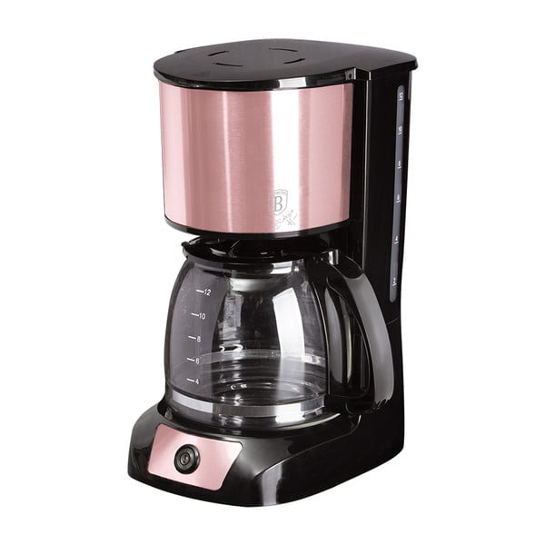 Růžový kávovar na filtrovanou kávu I-Rose Edition - BerlingerHaus