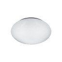 Bílé kulaté stropní LED svítidlo Reality Putz, průměr 27 cm