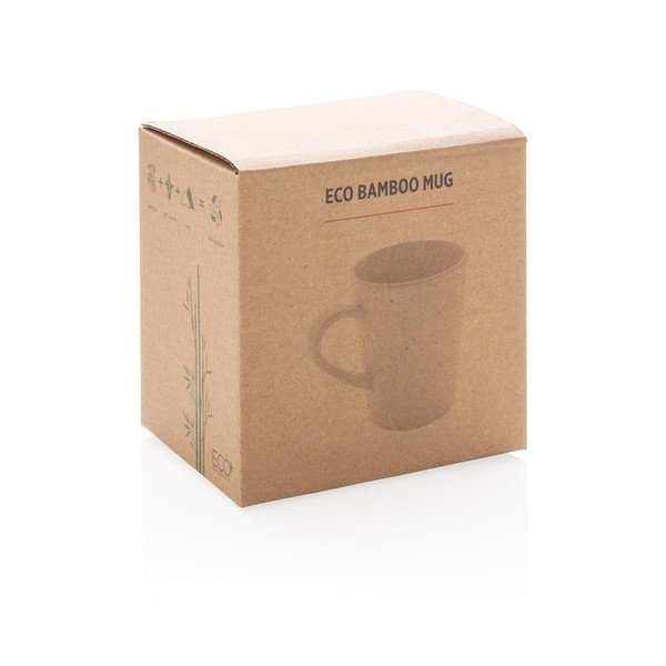 Bílý bambusový hrnek XD Collection, 360 ml-image-4