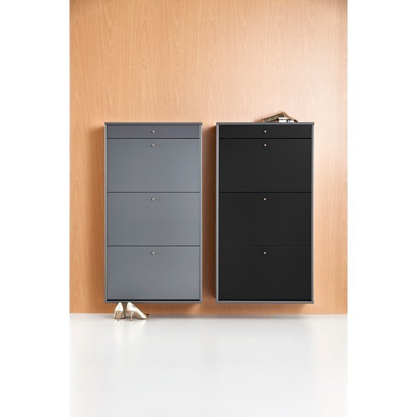 Šedý výklopný botník Mistral - Hammel Furniture-image-4