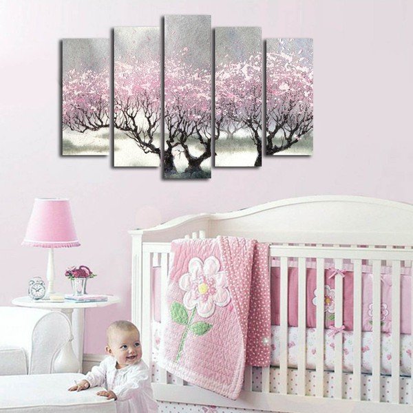 5dílný obraz na plátně Cherry Blossom-image-1