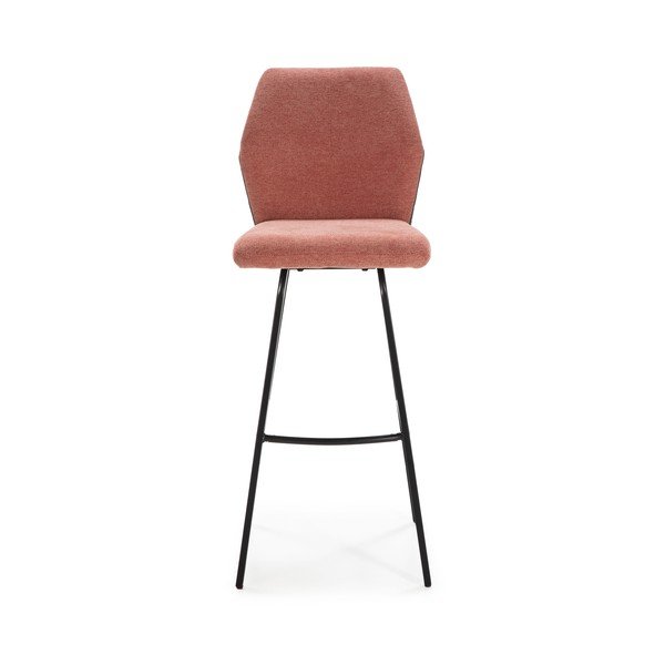 Barové židle v lososové barvě v sadě 2 ks 75 cm Pol – Marckeric-image-4